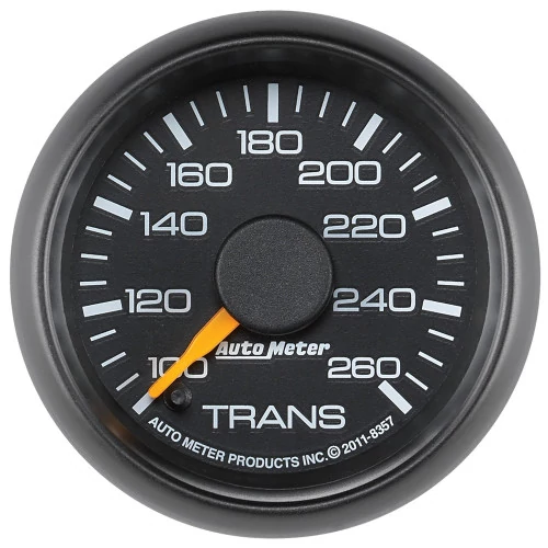 AutoMeter® - Chevy Factory 2-1/16" 100-260 Deg F Electric Digital Stepper Motor Match Transmission Temperature Gauge