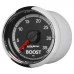AutoMeter® - 2-1/16" Black Dial Face White LED Lighting 0-35 PSI Mechanical Boost Gauge