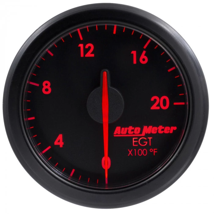 AutoMeter® - AirDrive 2-1/16" Black Dial Face Electric Air-Core 0-2000 Deg F Pyrometer Gauge