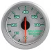 AutoMeter® - AirDrive 2-1/16" Silver Dial Face Electric Air-Core 0-60 PSI Boost Gauge