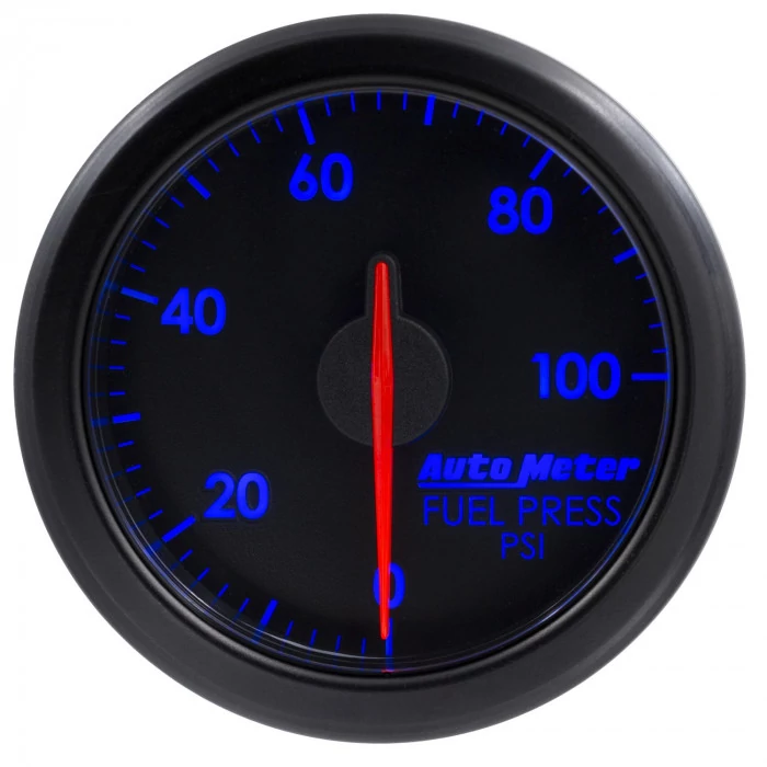 AutoMeter® - AirDrive 2-1/16" Black Dial Face Electric Air-Core 0-100 PSI Fuel Pressure Gauge