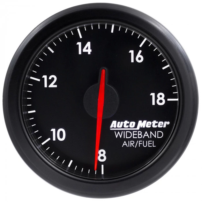AutoMeter® - AirDrive 2-1/16" Black Dial Face Electric Air-Core 10:1-17:1 AFR Wideband Air/Fuel Ratio Gauge