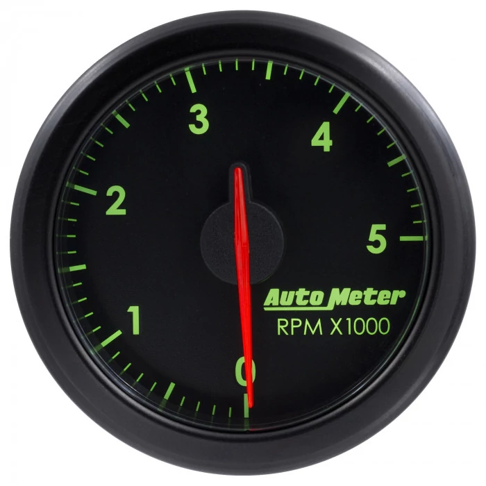 AutoMeter® - AirDrive 2-1/16" Black Dial Face Electric Air-Core 0-5000 RPM Tachometer Gauge