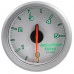 AutoMeter® - AirDrive 2-1/16" Silver Dial Face Electric Air-Core 0-5000 RPM Tachometer Gauge