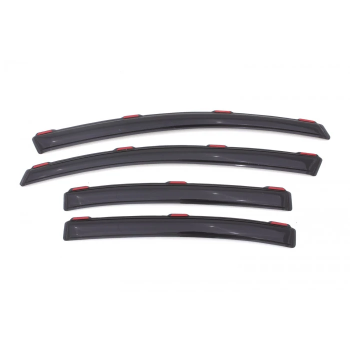 AVS® - In-Channel Ventvisor Front And Rear Smoke Side Window Deflectors