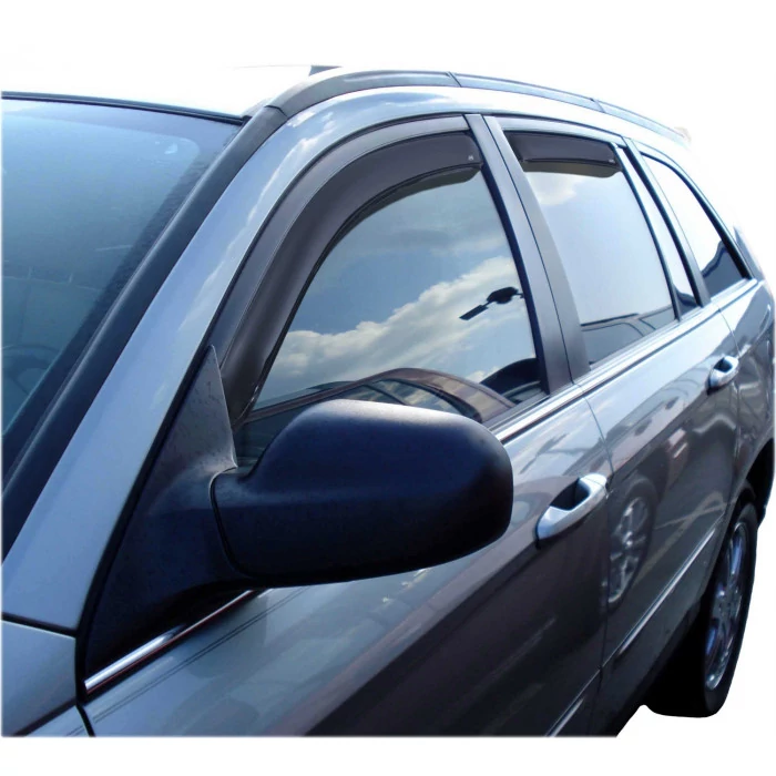 AVS® - In-Channel Ventvisor Front And Rear Smoke Side Window Deflectors