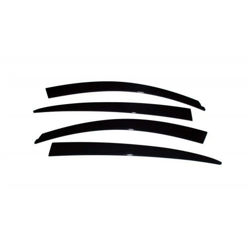 AVS® - Tape-On Ventvisor Front And Rear Smoke Low Profile Side Window Deflectors