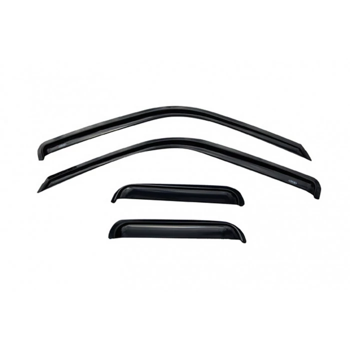 AVS® - Tape-On Ventvisor Front And Rear Smoke Side Window Deflectors