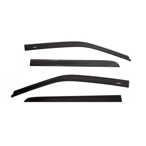 AVS® - Tape-On Ventvisor Front And Rear Matte Black Low Profile Side Window Deflectors