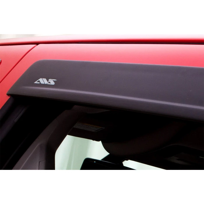 AVS® - Tape-On Ventvisor Front And Rear Matte Black Low Profile Side Window Deflectors