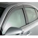 AVS® - Tape-On Ventvisor Front And Rear Smoke Low Profile Side Window Deflectors with Chrome Trim