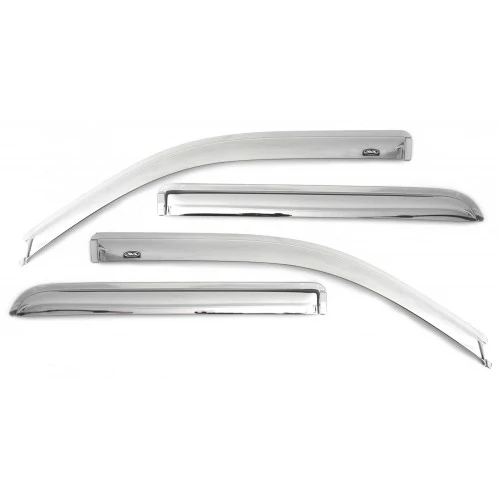 AVS® - Tape-On Ventvisor Front And Rear Chrome Side Window Deflector