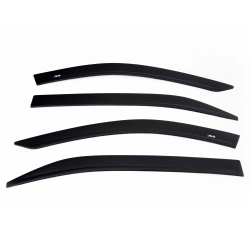 AVS® - Tape-On Ventvisor Front And Rear Smoke Low Profile Side Window Deflectors