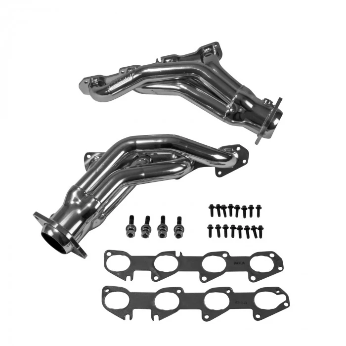 BBK Performance® - Tuned Length Chrome Coated Short Tube Exhaust Headers