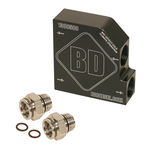 BD Diesel® - Transmission Oil Cooler Bypass Tube Eliminator Kit