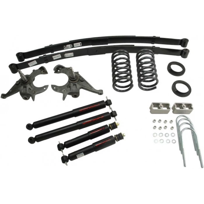 Belltech® - 4 in. or 5 in. Front/5 in. Rear Suspension Lowering Kit with Nitro Drop 2 Shocks