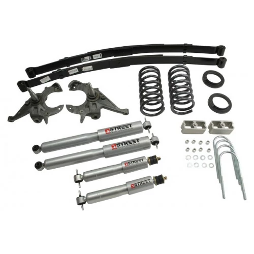 Belltech® - 4 in. or 5 in. Front/5 in. Rear Suspension Lowering Kit with Street Performance Shocks