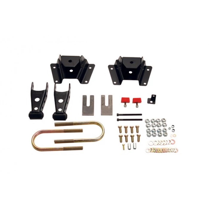 Belltech® - 4 in. Drop Leaf Spring Rear Shackle and Front Hanger Kit