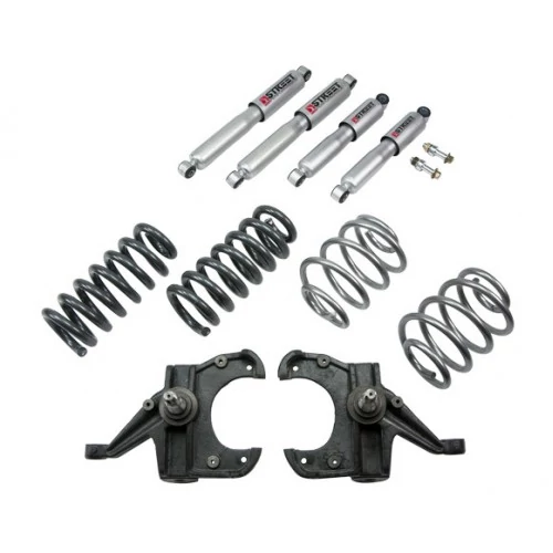 Belltech® - 4 in. Front/5 in. Rear Suspension Lowering Kit with Street Performance Shocks