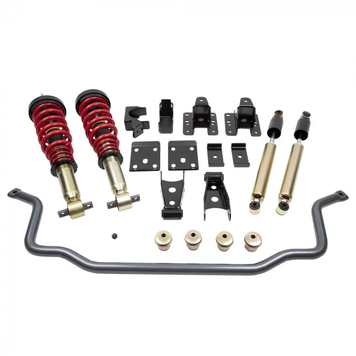 Belltech® - 1 in.-3 in. Front/4 in. Rear Performance Lowering Suspension Handling Kit Plus