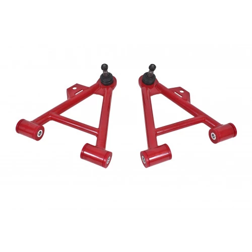 BMR Suspension® - Front Lower Non-Adjustable Coilover Polyurethane A-Arms with Tall Ball Joint