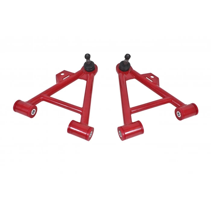BMR Suspension® - Front Lower Non-Adjustable Coilover Polyurethane A-Arms with Tall Ball Joint