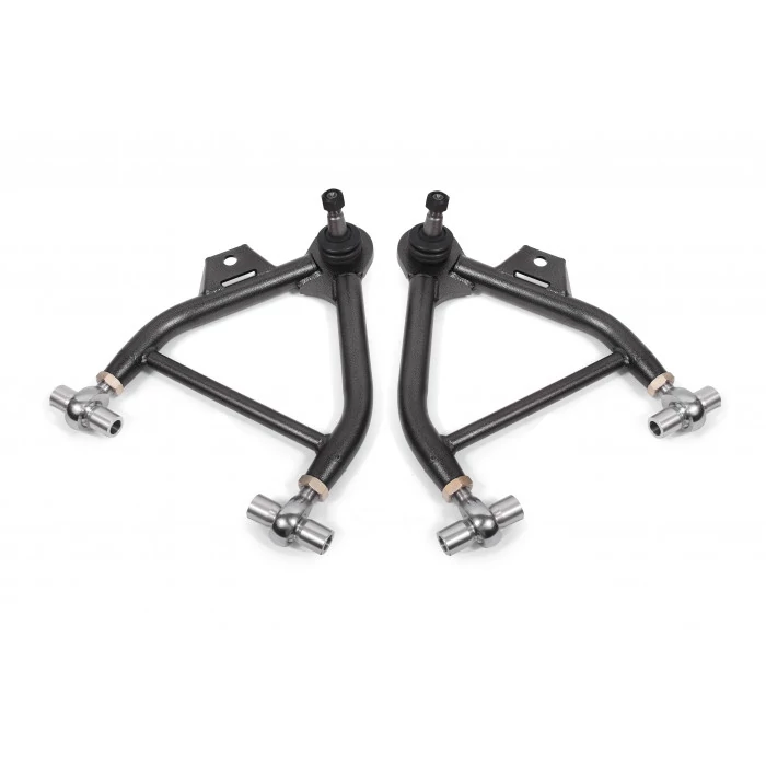 BMR Suspension® - Front Lower Adjustable Coilover Steel Rod End A-Arms with Tall Ball Joint