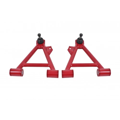 BMR Suspension® - Front Lower Non-Adjustable Coilover Polyurethane A-Arms with Tall Ball Joint