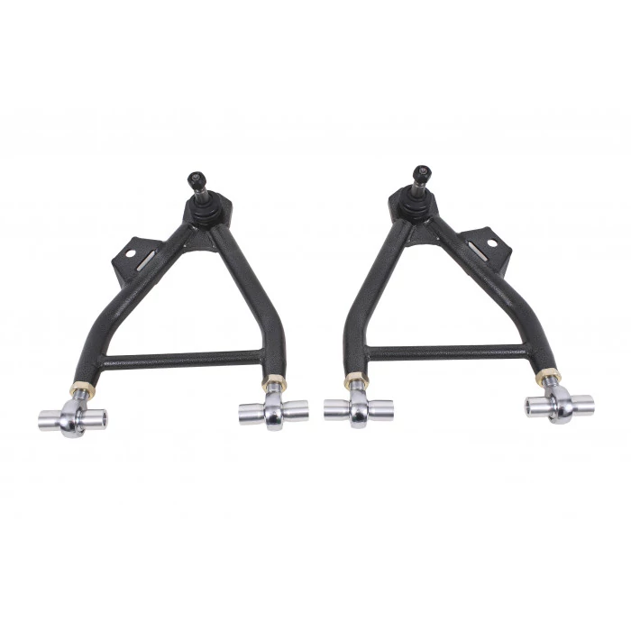 BMR Suspension® - Front Lower Adjustable Coilover Steel Rod End A-Arms with Tall Ball Joint