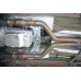 BMR Suspension® - Front Auto Transmission Black Hammertone Driveshaft Safety Loop