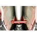 BMR Suspension® - Bolt-in Red Driveshaft Safety Loop