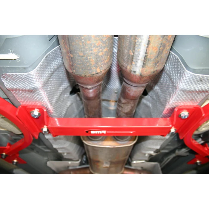 BMR Suspension® - Red Drive Shaft Tunnel Brace