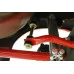 BMR Suspension® - Front (SB001) and Rear (SB003) Red Sway Bar Kit with Bushings
