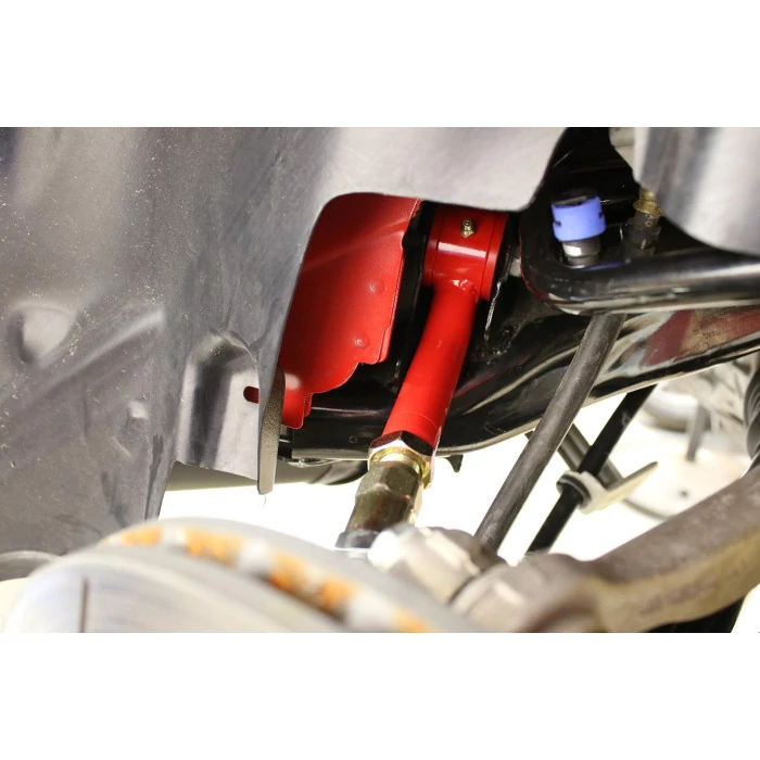 BMR Suspension® - Rear Upper On-Car Adjustable Rod Ends Black Hammertone Trailing Arms