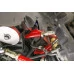 BMR Suspension® - Rear Upper On-Car Adjustable Rod Ends Red Trailing Arms