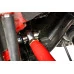 BMR Suspension® - Rear Upper Single Adjustable Rod Ends Red Trailing Arms
