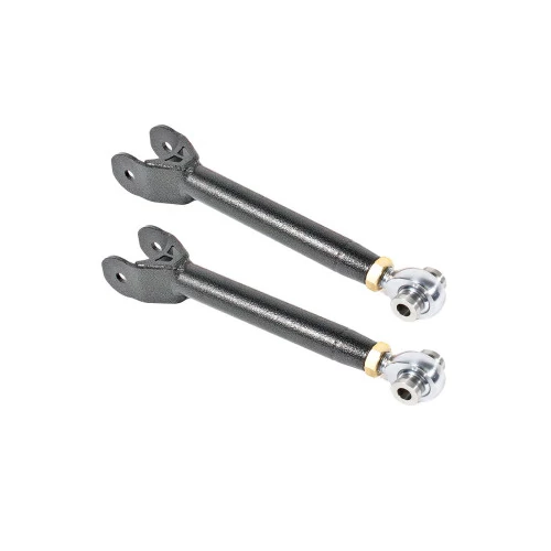 BMR Suspension® - Rear Upper Single Adjustable Rod Ends Black Hammertone Trailing Arms