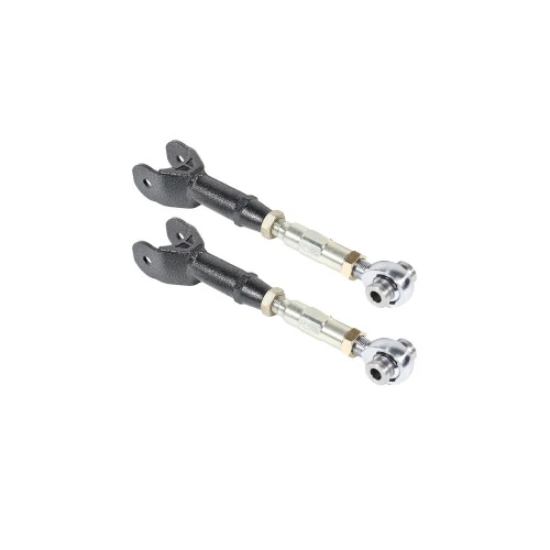 BMR Suspension® - Rear Upper On-Car Adjustable Rod Ends Black Hammertone Trailing Arms