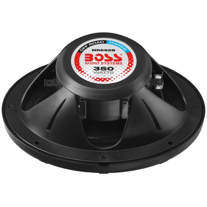 Boss Audio® - 6" x 9" 2-Way 350W Black Marine Full Range Speakers