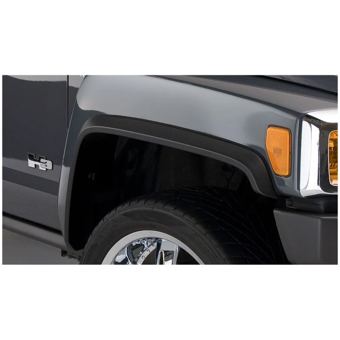Bushwacker® - OE Style Smooth Black Front and Rear Fender Flares