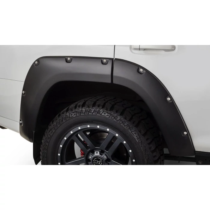 Bushwacker® - Pocket Style Black Smooth Rear Fender Flares