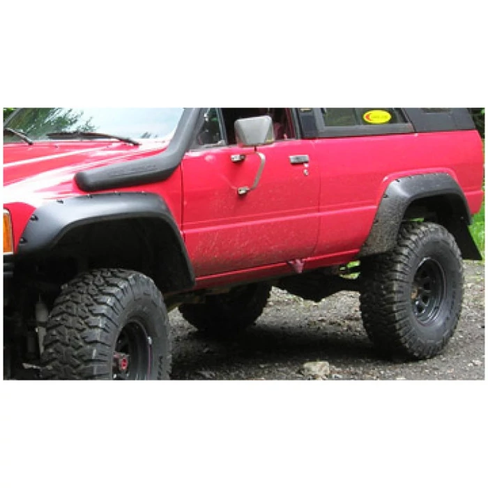 Bushwacker® - Cut-Out Smooth Black Front Fender Flares