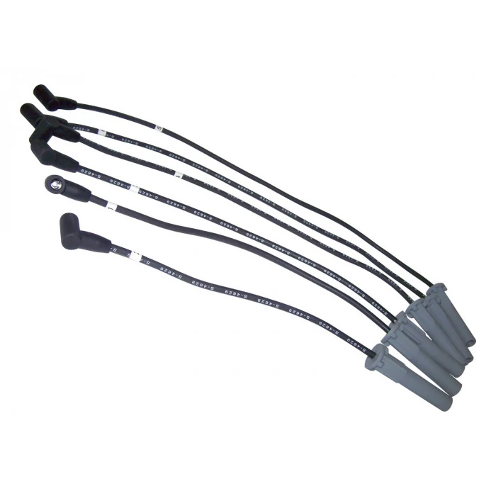 Crown Automotive® - Metal Black Ignition Wire Set