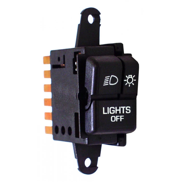 Crown Automotive® - Metal Black Headlight Switch