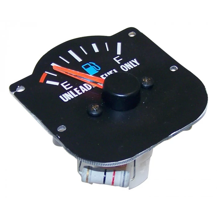 Crown Automotive® - Metal Black Fuel Gauge