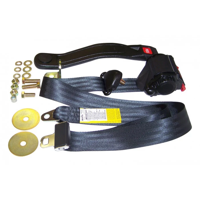 Crown Automotive® - Fabric Black Seat Belt