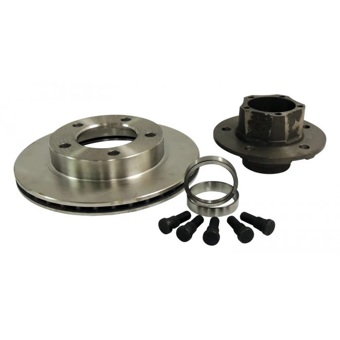 Crown Automotive® - Metal Unpainted Hub and Rotor Assembly