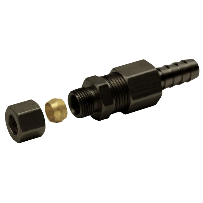 Derale® - Universal 5/16" Transmission Cooler Line to 3/8" Hose Barb Compression Fitting