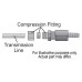 Derale® - Universal 3/8" Transmission Cooler Line to 3/8" Hose Barb Compression Fitting