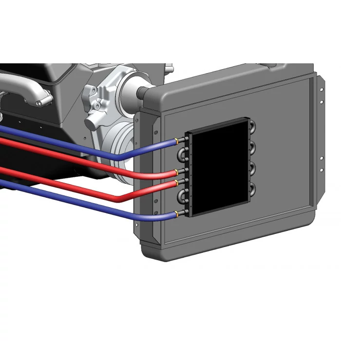 Derale® - 4 and 4 Pass Dual Circuit Electra-Cool Replacement Cooler